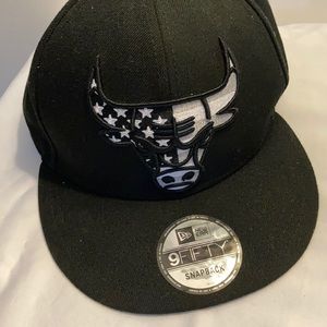 New Era 9FIFTY Chicago Bulls Black Snapback